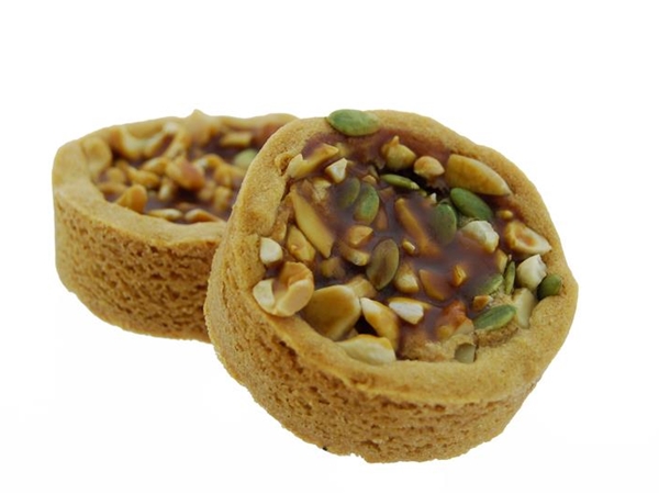 Notenkoek caramel&nbsp;doos 16 stuks