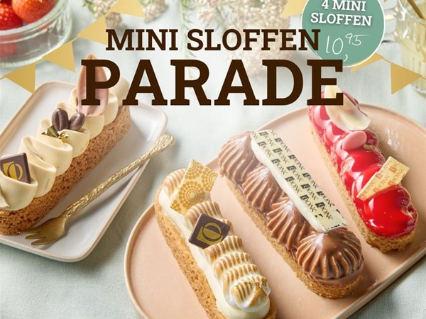Mini slofjes parade