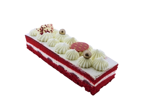 Red velvet naked cake