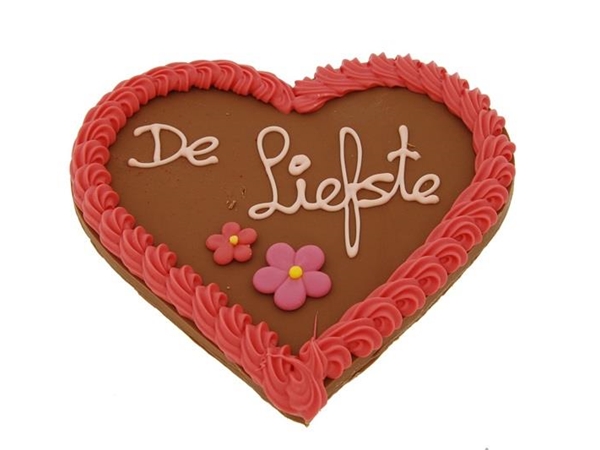 Hart met tekst