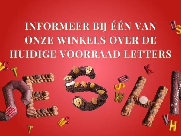 Letter informeren bij de winkel