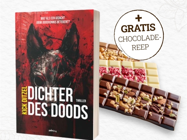 BOEKENACTIE + gratis chocolade reep
